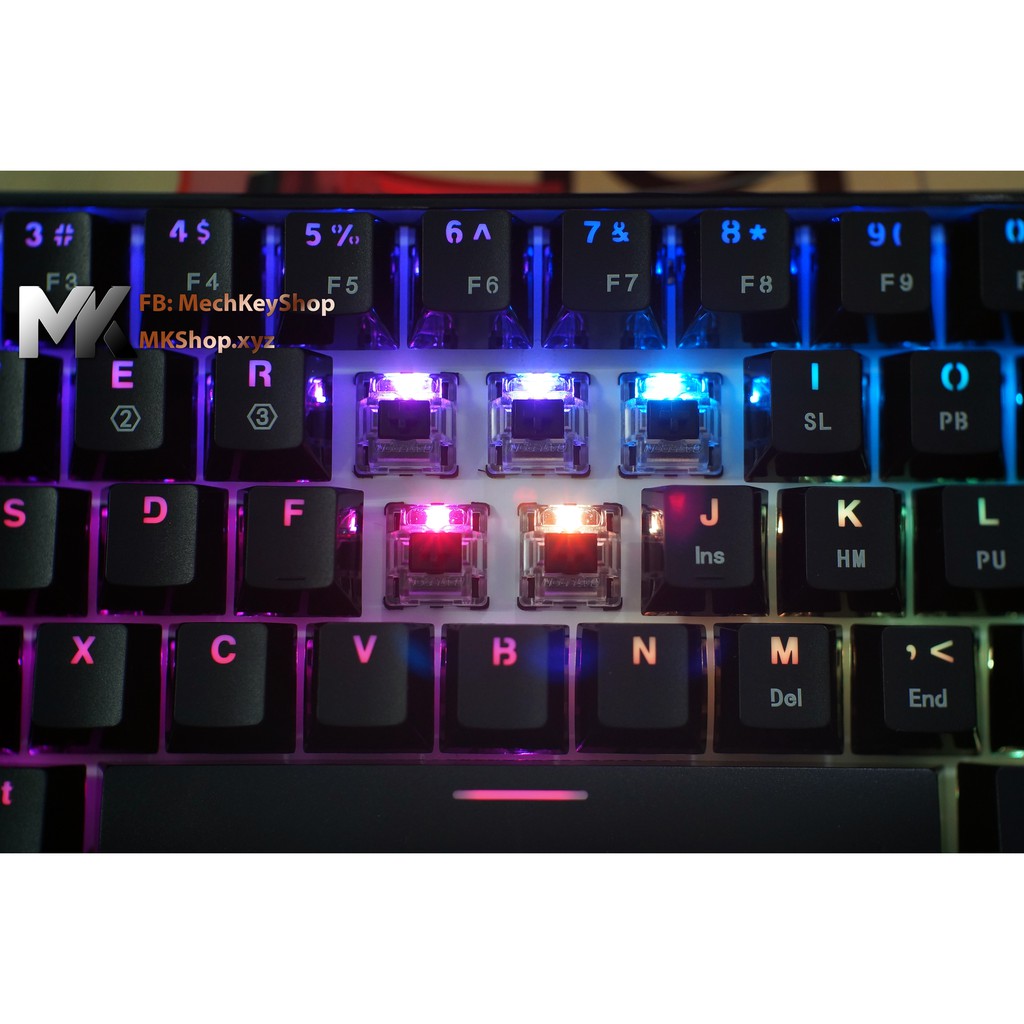 [Mã ELMSHX hoàn 8% xu đơn 500K] Bàn phím cơ GK61 - RGB, Gateron switch quang học | BigBuy360 - bigbuy360.vn