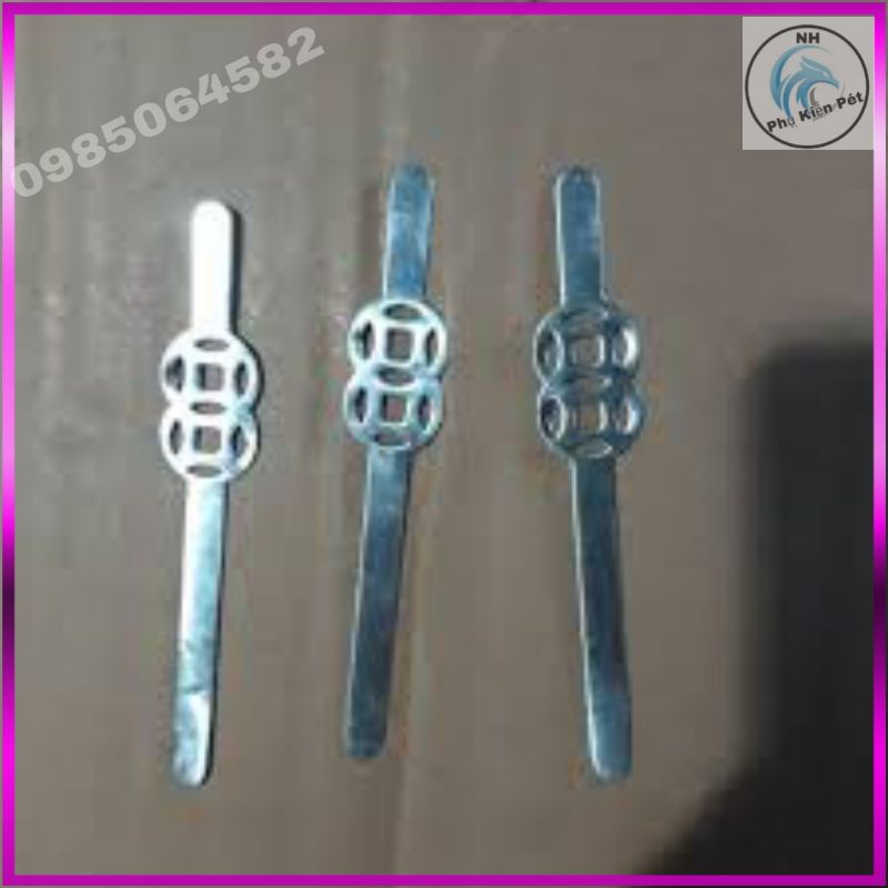 Nẹp  inox cho lồng chim các loại dài 10cm