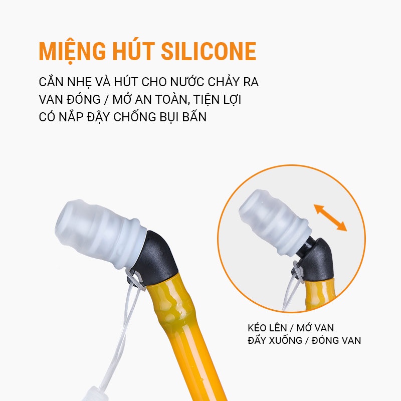 Túi nước thể thao 2 ngăn Aonijie Hydration Bladder 2L (SD56)