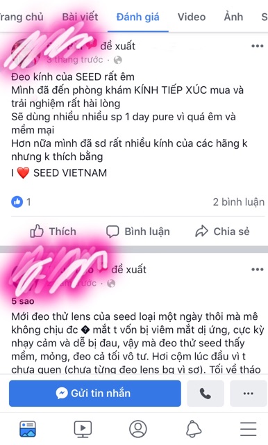 (MUA 6 TẶNG 1) KÍNH ÁP TRÒNG SEED MÀU XÁM 1 NGÀY/ EYE COFRET GRACE MAKE 1 DAY UV