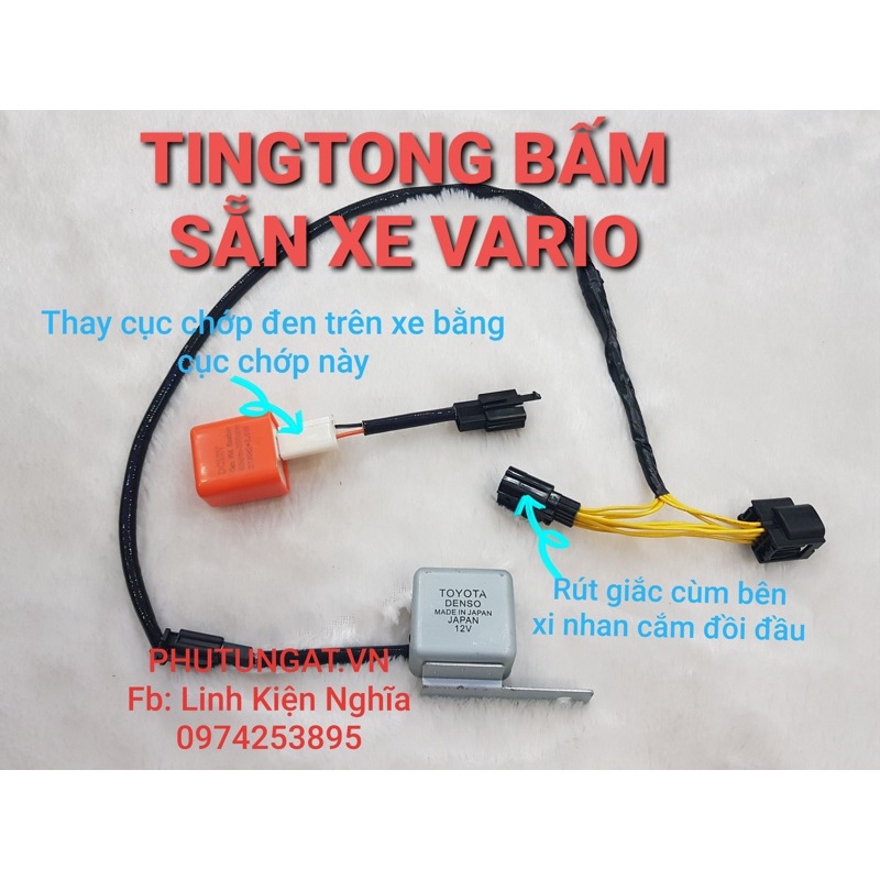 Bộ Tingtong Toyota bấm sẵn cho xe VARIO