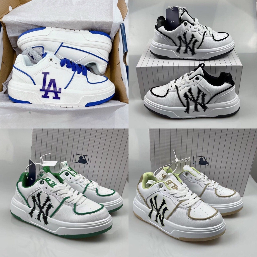 Giày Thể Thao MLB Chunky Liner Xanh Đen, Giày MLB Chunky Liner White Black Các Mẫu Hót 2022