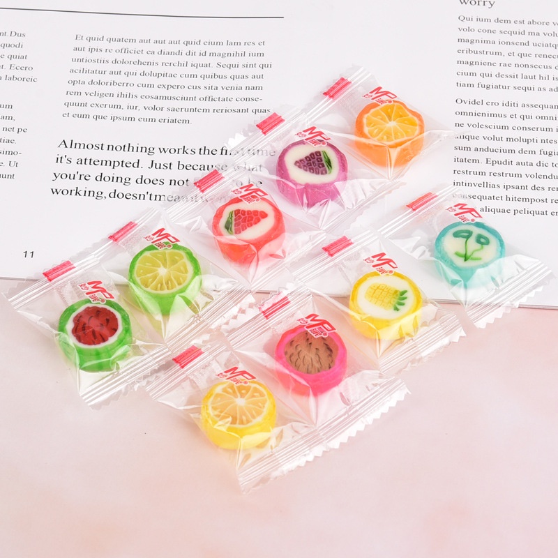 [ Hàng mới về ] 100g kẹo hạc giấy / Kẹo cứng hương vị trái cây bốn mùa hình dáng siêu cute