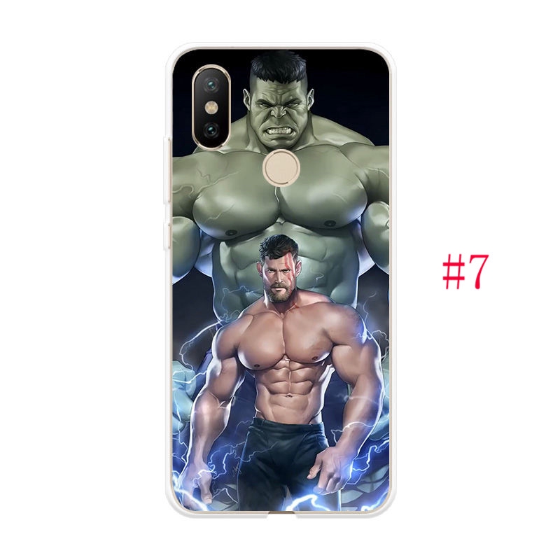 Ốp Điện Thoại Tpu Dẻo Họa Tiết Spiderman Iron Man Độc Đáo Thời Trang Cho Xiaomi Mi 6 A1 A2 Lite A2Lite Pocophone F1