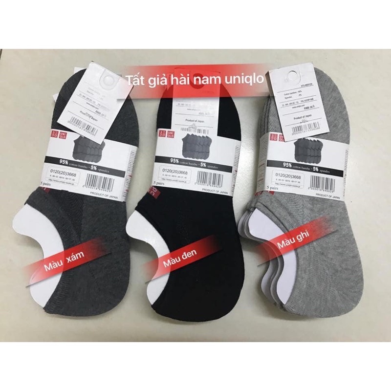 Set 5 Đôi Tất Lười Chống Tuột Cao Cấp Mẫu Mới kháng khuẩn, chống hôi Chân