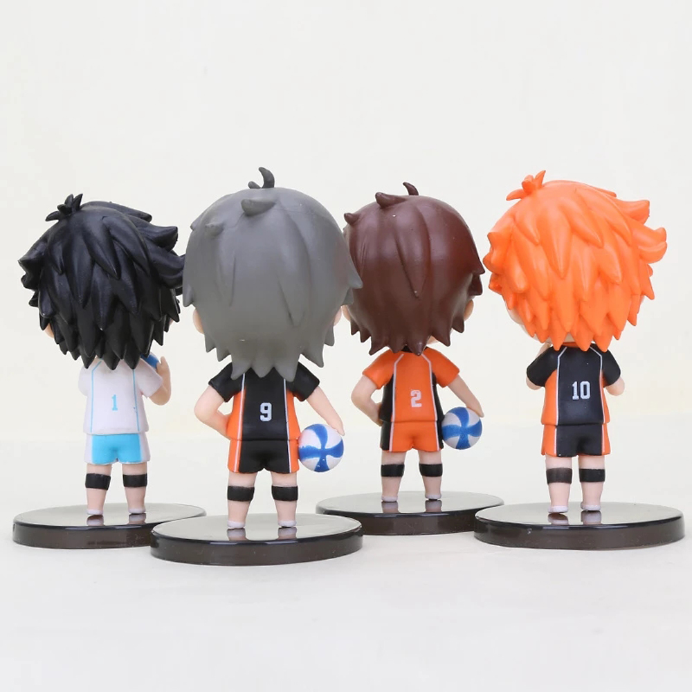 Set 4 Mô Hình Đồ Chơi Các Nhân Vật Trong Phim Hoạt Hình Nhật Bản 10cm
