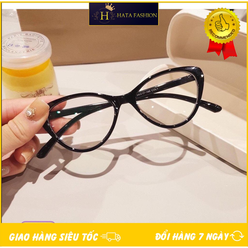 Mắt Kính Giả Cận RETRO Gọng Xếch 454 Thời Trang Cực Hot