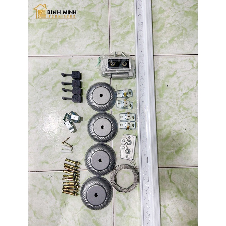 Bộ giàn phơi thông minh Hòa Phát Q6 nhôm cao cấp không gỉ - Nội Thất Bình Minh