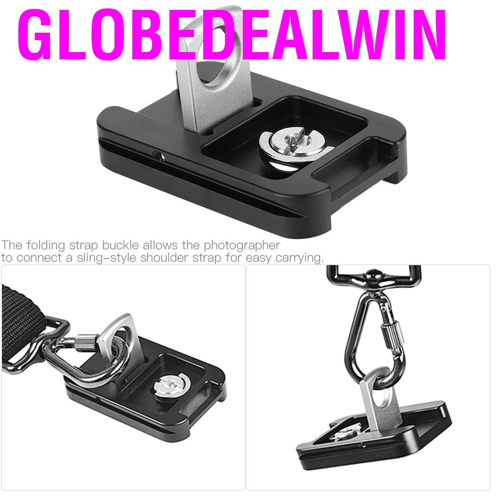 Globedealwin [Kaneb] QR-60 Quick Release Plate 1/4" Screw Mount with Strap Buckle Digital Products | BigBuy360 - bigbuy360.vn