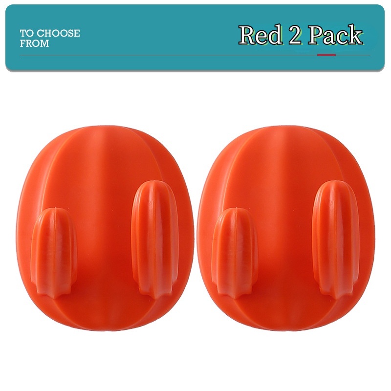 2 Cái!!!Móc Treo Phích Cắm Điện Thoại Gắn Tường Đa Năng Không Cần Đục Lỗ Mạnh Mẽ Mới