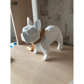 Mô hình giấy Chó Pug