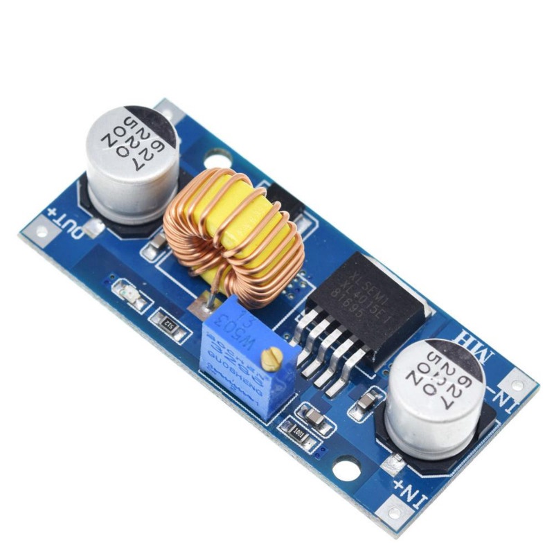 Mô-đun Điện Áp Thấp 5a Xl4015 Dc-Dc 4-38v Xuống 1.25-36v 24v 12v 9v 5v Với Bộ Tản Nhiệt