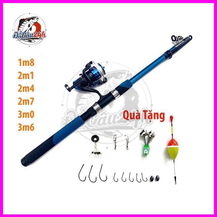 Bộ cần câu máy shimano tặng kèm dây câu, lưỡi câu và phụ kiện đầy đủ như hình [CM1 + PK1]