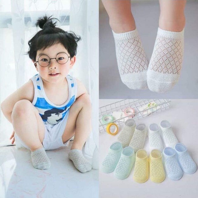 Set 5 đôi Tất Lưới Cho Bé Mùa Hè Loại 1