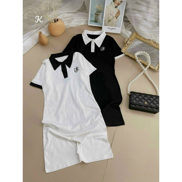 Váy Polo Cổ Bẻ Dáng Xuông Cực Xinh alohashop91