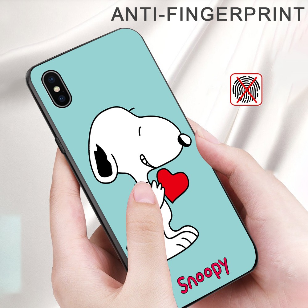 Samsung Galaxy J8 J7 2015 2016 2017 2018 Pro Core Prime Plus C8 C7 J710 J730 J7310 J700 For Soft Case Silicone Casing TPU Cute Cartoon Snoopy Dog Phone Case Full Cover Simple Macaron Matte Shockproof Back Cases