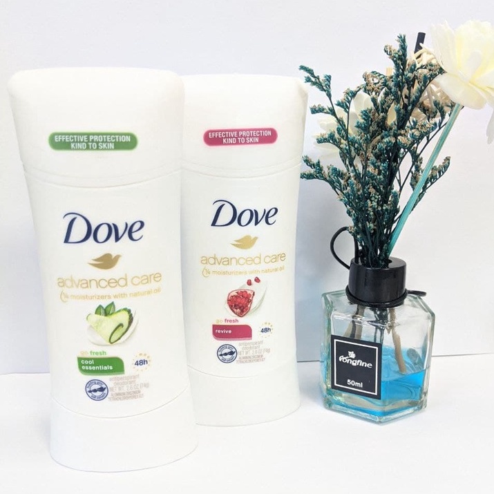 Lăn Khử Mùi Dove Advanced Care Revive 48h 74g (Hương Lựu và Dưa leo) Lăn nách nữ Dove Advanced