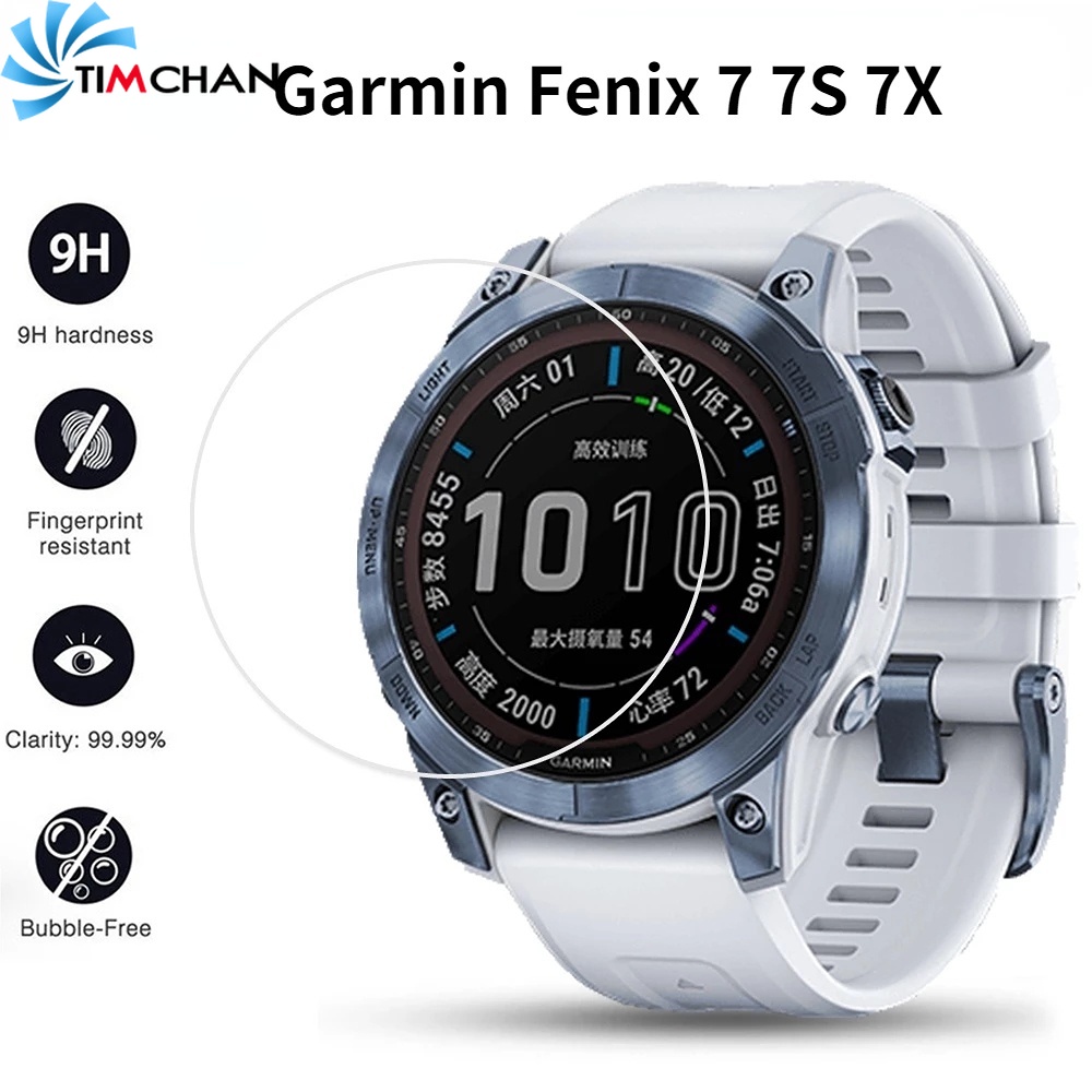 Kính Cường Lực 9H Chống Chói Chống Dấu Vân Tay Bảo Vệ Màn Hình Cho Đồng Hồ Garmin Fenix7 7S 7X