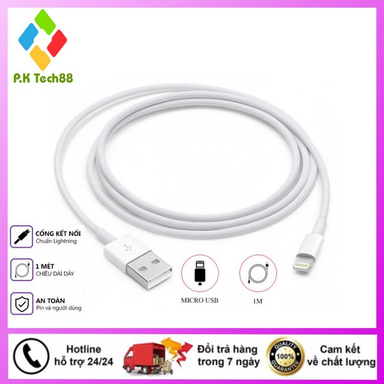 [GIẢM GIÁ] Dây sạc iphone foxconn - Cáp Sạc lightning Cho iPhone 5,6,7,8,x,xs  Tai nghe Bluetooth Airpod,i12 | BigBuy360 - bigbuy360.vn