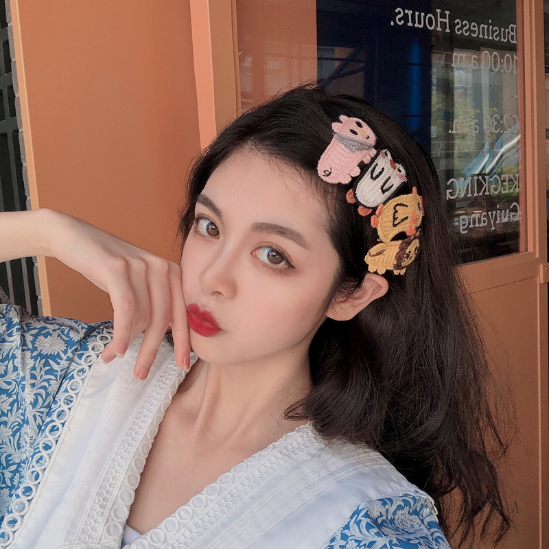 Kẹp Tóc Hình Động Vật Dễ Thương Cho Nữ