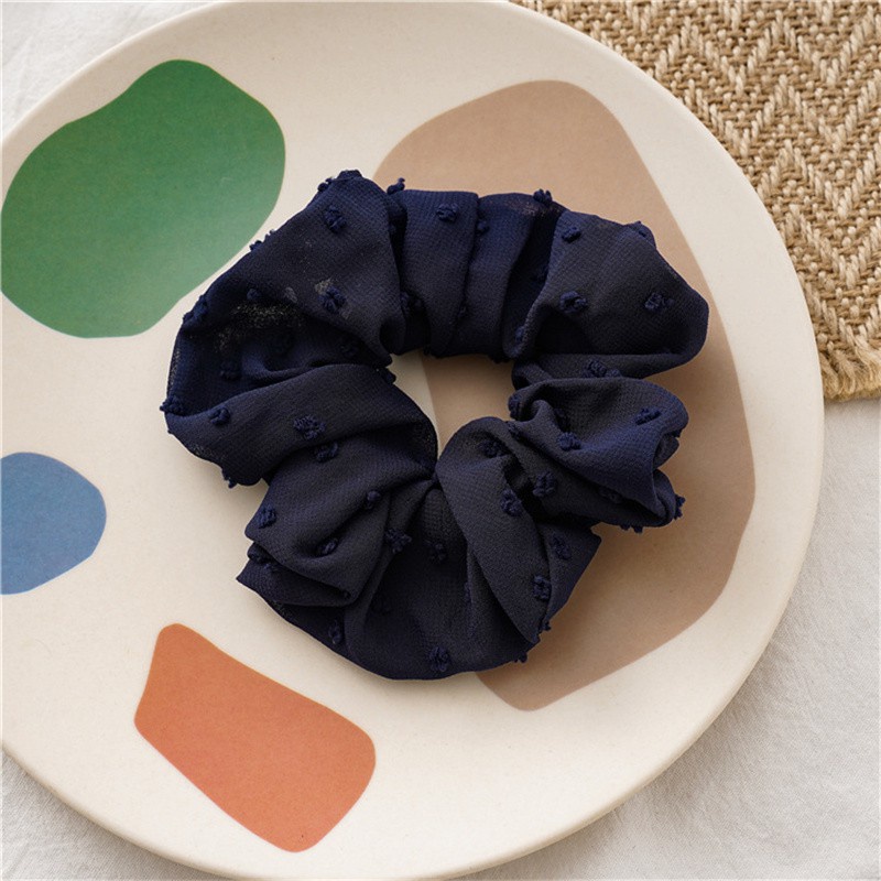 Dây buộc tóc cỡ lớn 5 màu sắc tùy chọn cho nữ