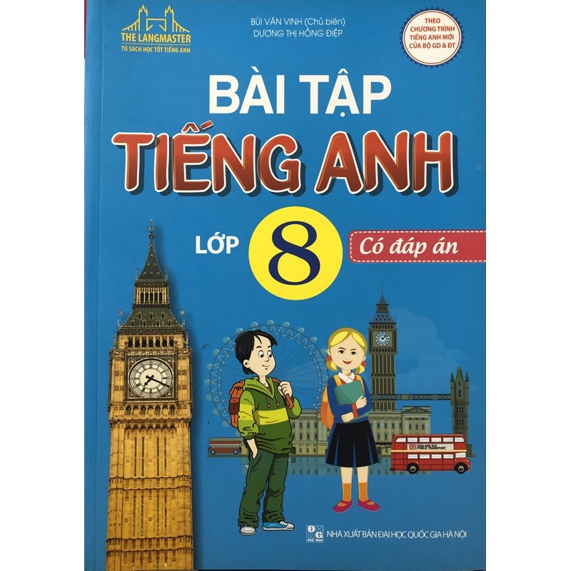 Sách - Bài tập tiếng anh lớp 8 (Có đáp án)