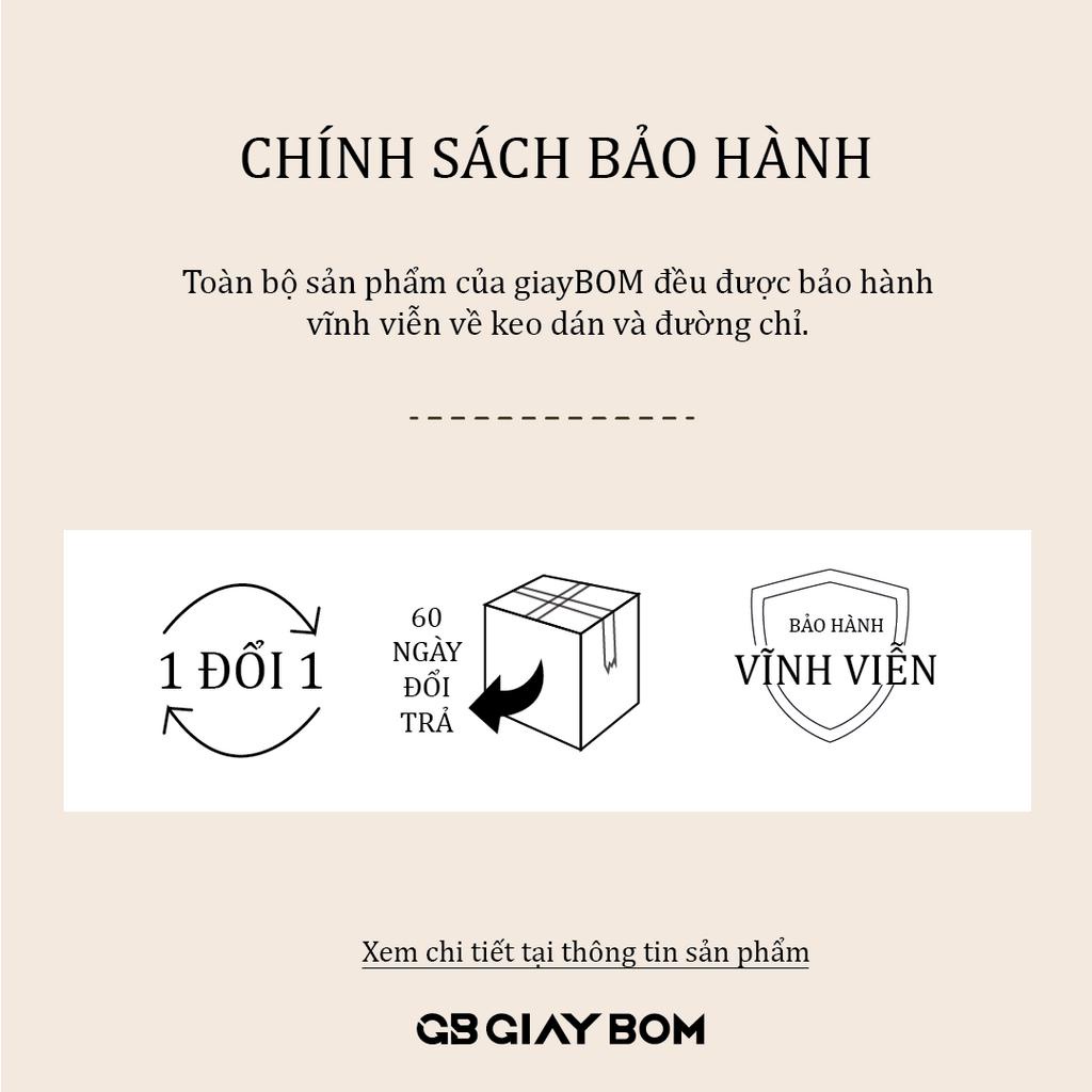 Giày Sneaker Nữ Đế Cao Da Mềm Êm Nhẹ Màu Xanh, Xám Thời Trang Thích Hợp Đi Làm, Chơi, Học giayBOM GB Classics B2722