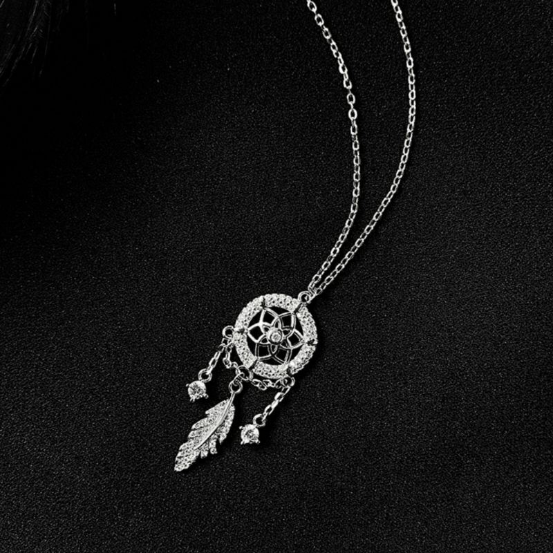 Dây chuyền dreamcatcher,vòng cổ nữ bạc 925