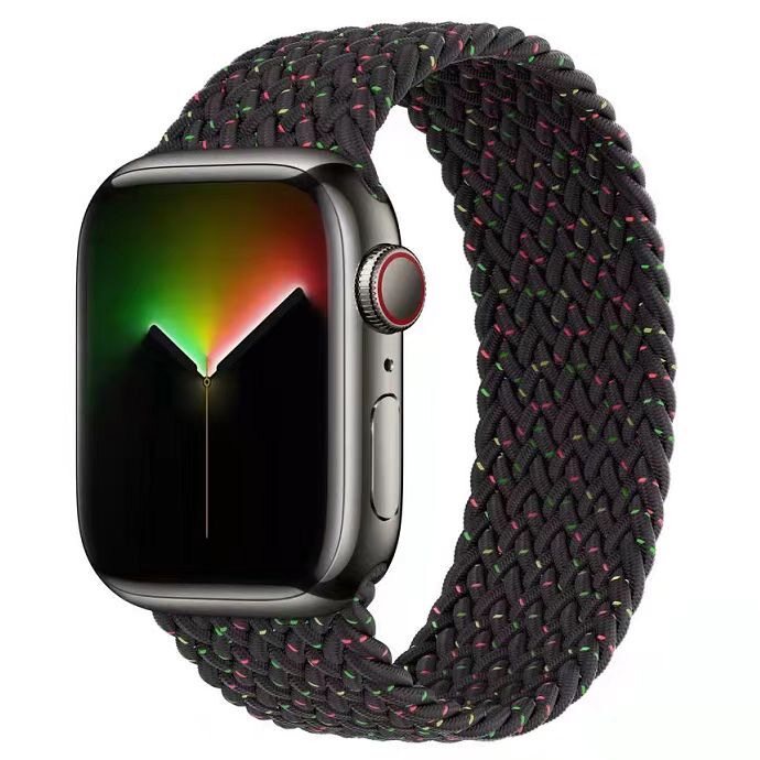 Dây Đeo Đồng Hồ Bằng Nylon Co Giãn Cho apple Watch Series 7 6 SE 5 4 3 41MM 45MM 44mm 40mm 38mm 42mm