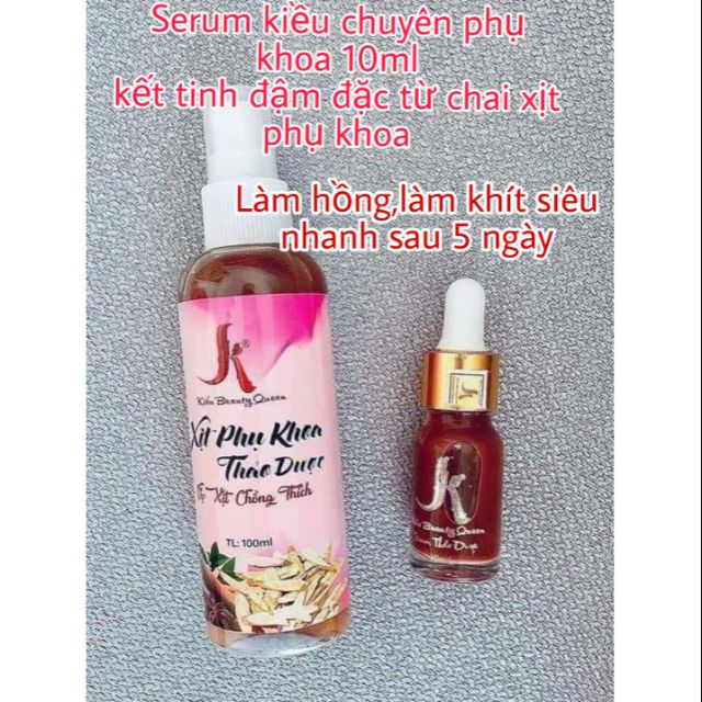 [Khít nhanh-10ml] Serum kiều chuyên phụ khoa xịt phụ khoa thảo dược kiều chai 10ml