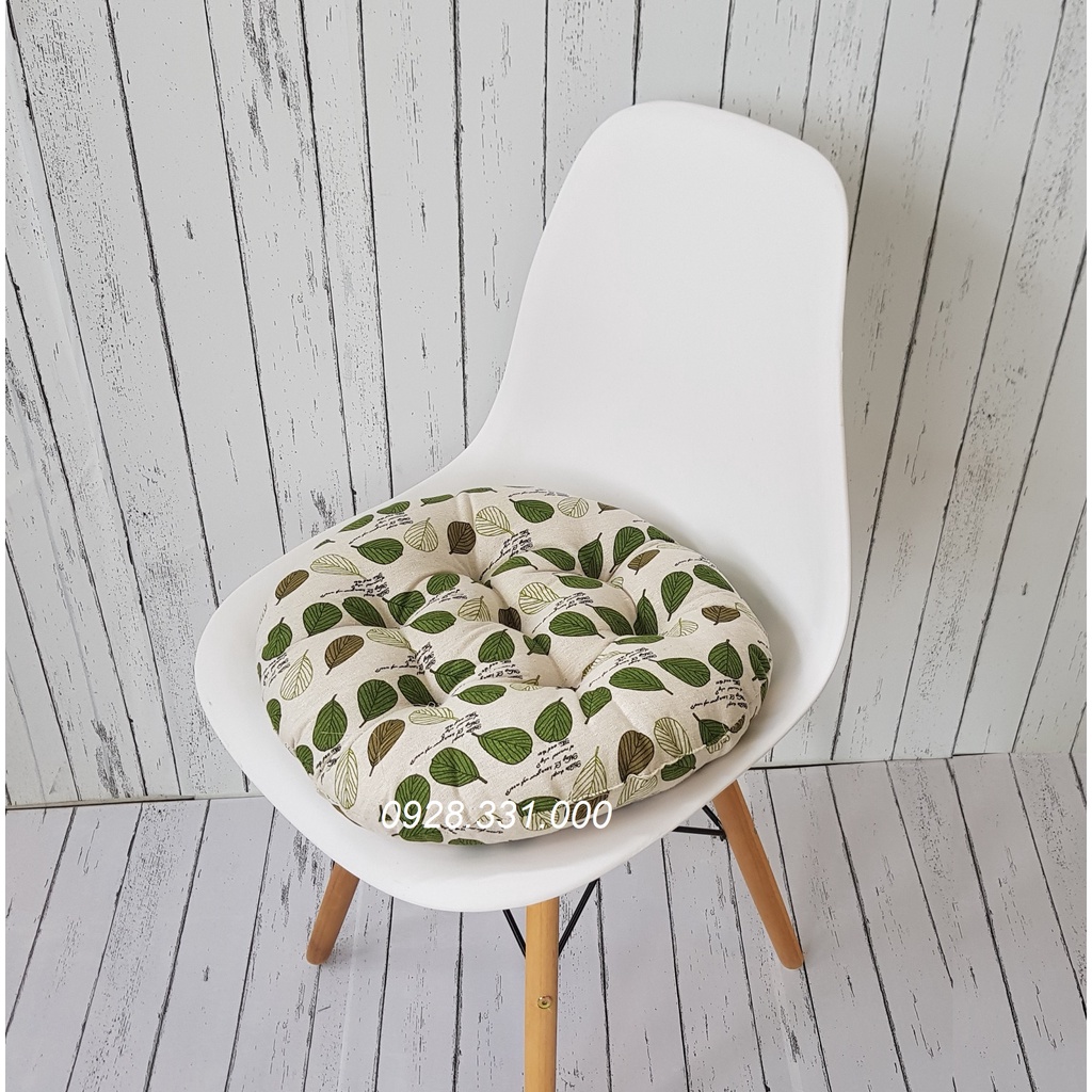 Đệm ngồi hình tròn, nệm ngồi Vintage chất đẹp