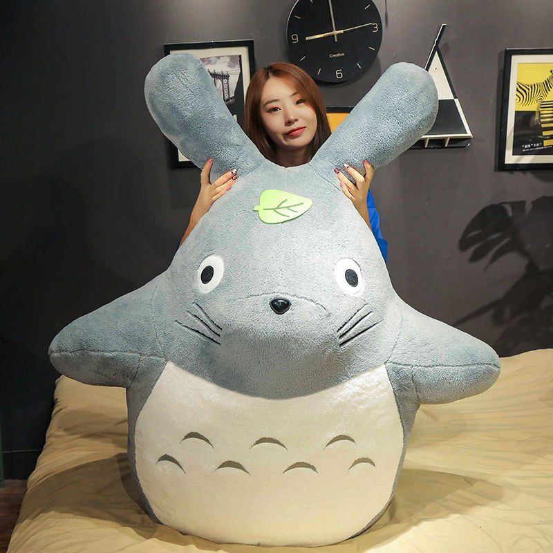 Cô gái búp bê Totoro dễ thương Đồ chơi sang trọng Đồ chơi gấu trúc búp bê giường búp bê gối quà sinh nhật