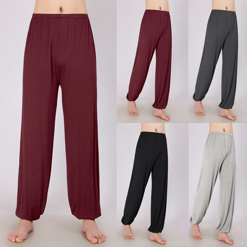 Quần Dài INCERUN Lưng Thun Màu Trơn Thông Thường Cho Nam