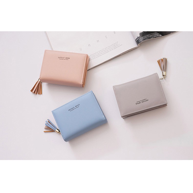 Ví nữ mini cute đẹp cầm tay BATSIOE thời trang cao cấp nhỏ gọn bỏ túi LUVADO VD370 | BigBuy360 - bigbuy360.vn