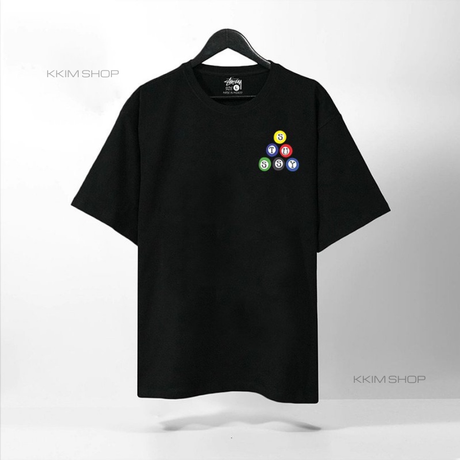 Áo Thun Tay Lỡ STUSSY, áo phông unisex Form rộng oversize, chất liệu Cotton. KKIMShop