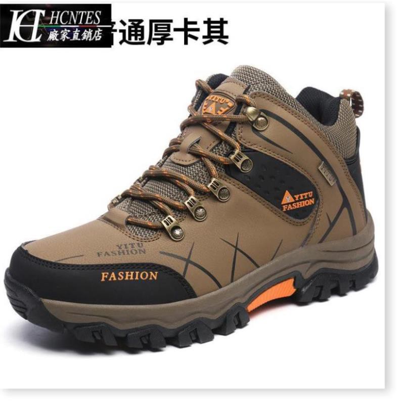 Tết ( BH 1 đổi 1 )  Giày Leo Núi Cao Cổ Chống Thấm Nước Cho Nam Size 39-47 ! :; ^ - new11 * . # )