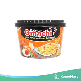 Combo 5 Mì Tô Omachi Xốt Tôm Phô Mai Trứng Muối