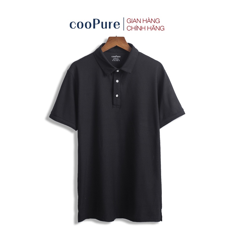 Áo thun polo nam cooPure dòng active solid, chất vải rayon thoáng mát, thiết kế basic NO.2663 (3 màu)