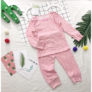 Combo 3 bộ thun bé gái dài tay