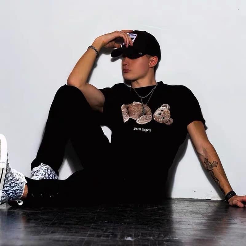 Áo thun tay lỡ Palm Angels, áo thun nam nư unisex, streetwear_vn | BigBuy360 - bigbuy360.vn