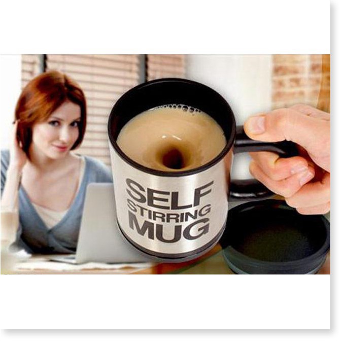Cốc thông minh   GIÁ VỐN]   Cốc Tự Khuấy Mug Không Cần Dùng Thìa, tiết kiệm thời gian  2714
