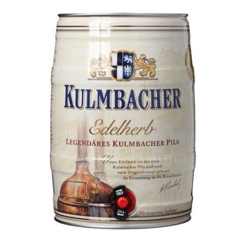 Bia Kulmbacher Edelherb 4.9% – Bom 5l – Thùng 1 Bom