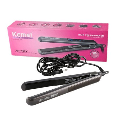 Máy Duỗi Tóc Cảm Ứng Cao Cấp chỉnh 9 Mức Nhiệt Độ Kemei Km 1089