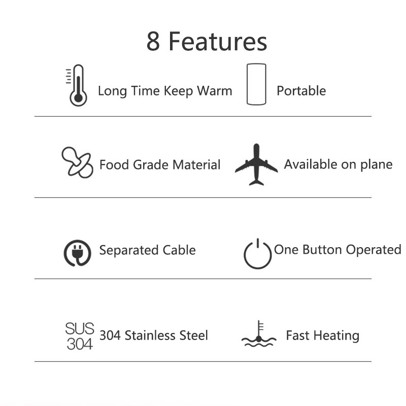 Ấm Đun Nước Điện Mini Tiện Lợi Cho Du Lịch