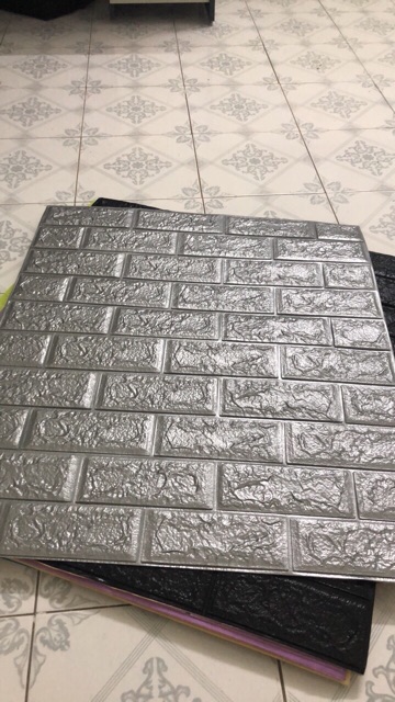 Freeship Xốp Dán Tường 3D Giả Gạch 70x77cm Chống Ẩm Mốc Giá Rẻ Bắc Ninh