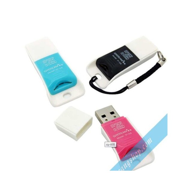 Đầu Đọc Thẻ Nhớ (Reader) MicroUSB Siyoteam SY-T98 Chính Hãng