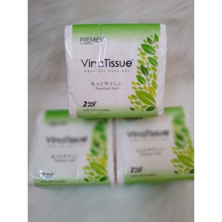 (com bo 5 gói )khăn giấy lụa vinatissue 200 tờ