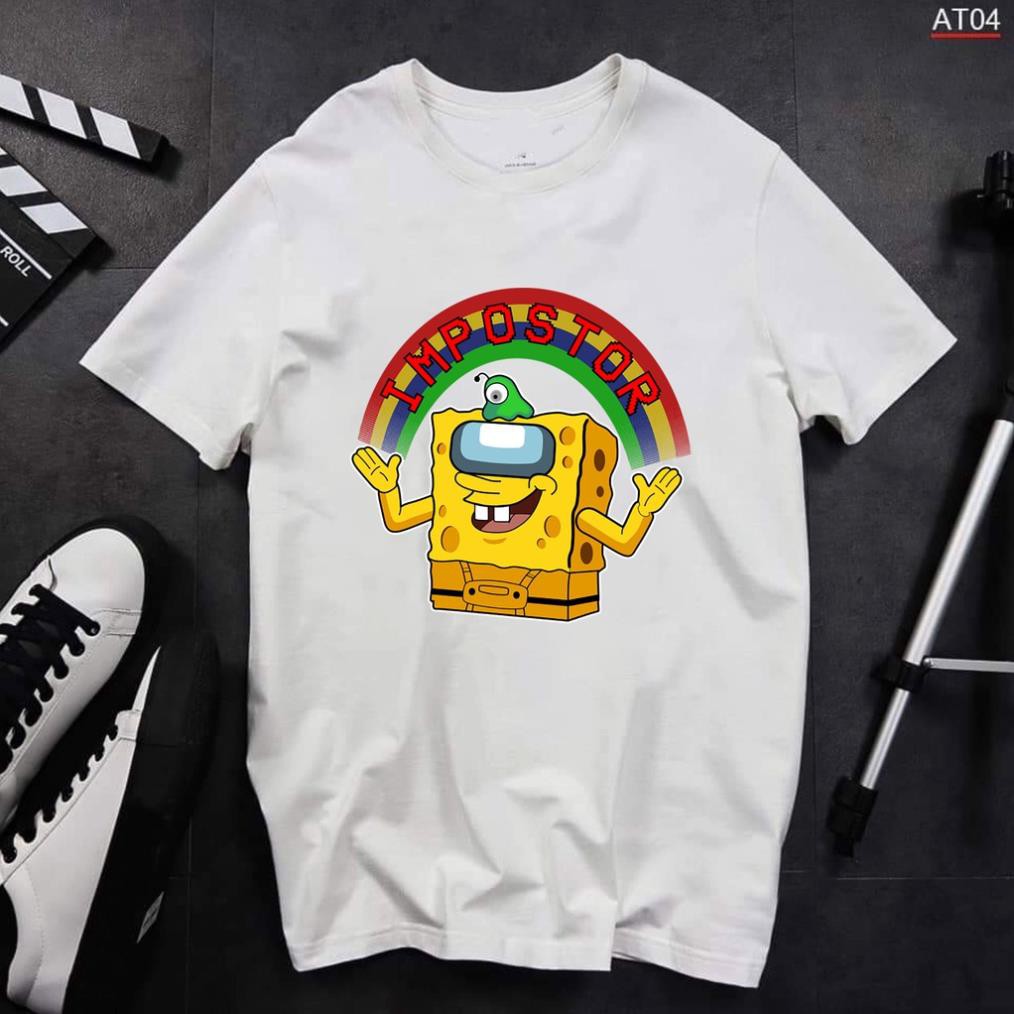 ÁO THUN TRÒ CHƠI ĐIỆN TỬ Among Us IN HÌNH HOẠT HÌNH THỜI TRANG CHẤT LIỆU VẢI THUN CAO CẤP GIÁ RẺ SALE CỰC SHOCK - 358 *