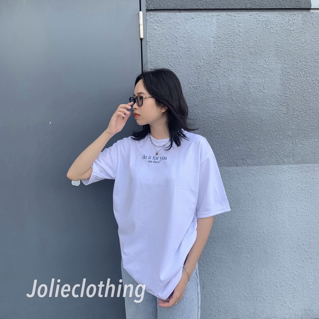 Áo thun nam nữ tay ngắn, dáng unisex chất liệu cotton form rộng nhiều màu in chữ be trắng xanh bơ