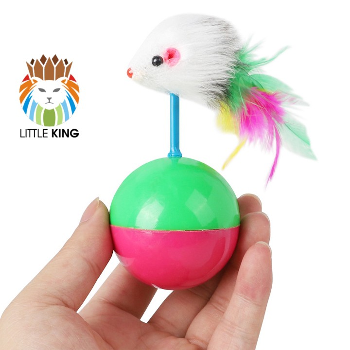 Đồ chơi Bóng chuột lật đật cho chó mèo, thú cưng Little King pet shop